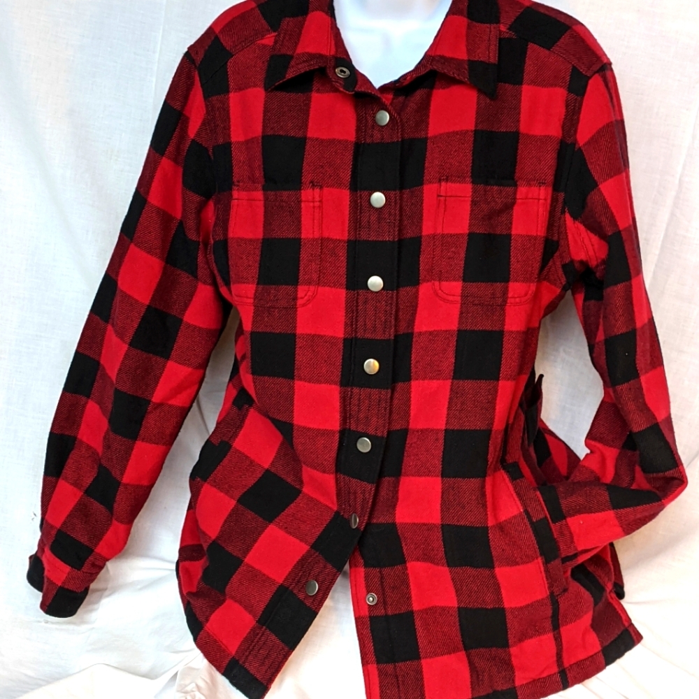 Women's Duluth quilted lined Shirt Jacket